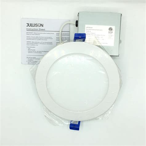 JULLISON LED Recessed Low Profile Slim Panel 